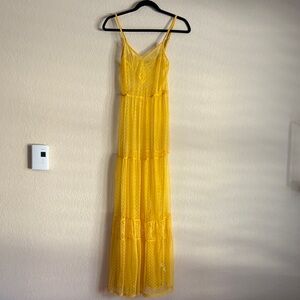 Wild Fable Vibrant Yellow Maxi Dress
